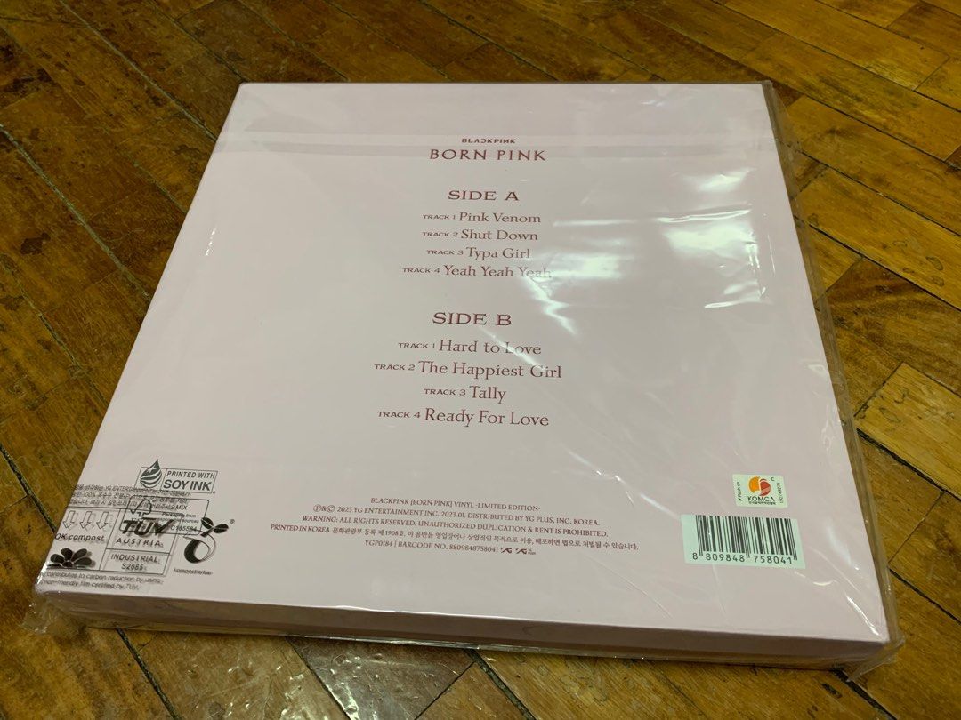 [WTS/LFB] Official Blackpink Born Pink Limited Edition Pink Vinyl Record Box Set With Ktown4u POB